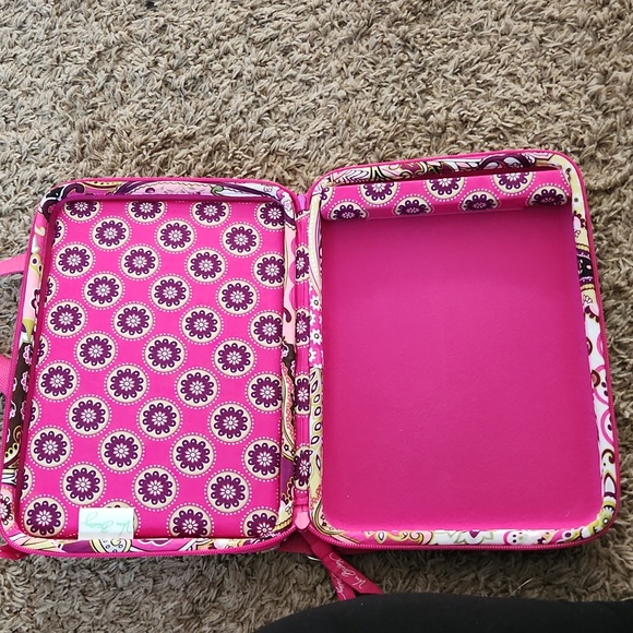 Vera Bradley Very Berry Paisley mini laptop iPad hard case crossbody - Picture 3 of 5